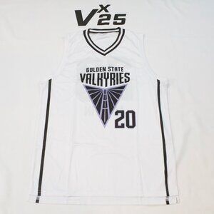 NEW Men's Golden State Valkyries Kate Martin #20 White Jersey Size Large